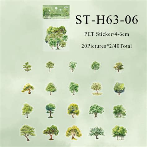 Tree Nature Book Series Sticker