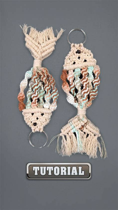 Macrame Animal Keychain Tutorial 的图像结果