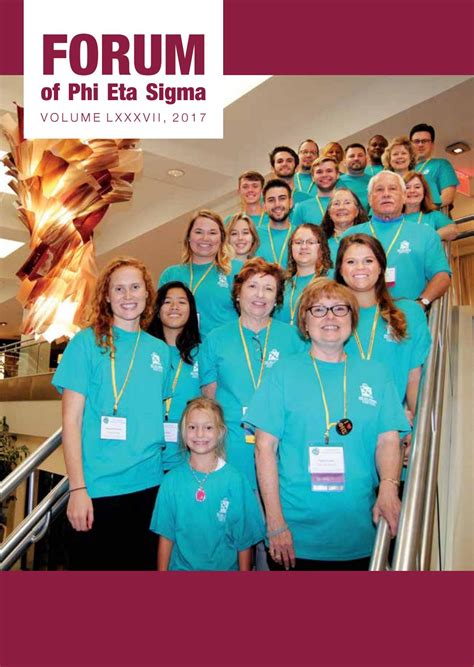 2017 Forum, Vol. LXXXVII by Phi Eta Sigma National Honor Society - Issuu
