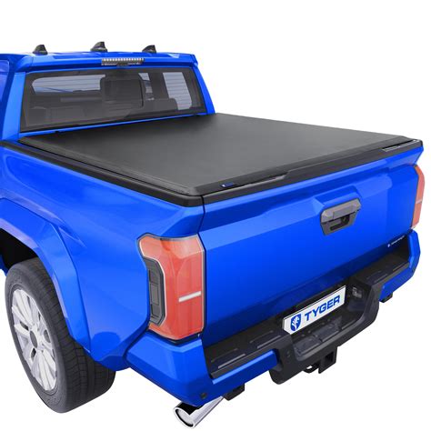 Tyger Auto T1 Soft Roll-up Truck Bed Tonneau Cover Compatible with 2024-2025 Toyota Tacoma | 6 ...