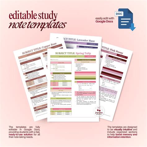The Ultimate Study Notes & Reviewer Templates for Students (bundle of ...