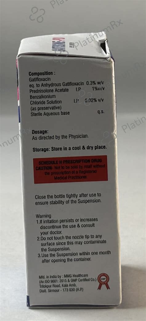 Buy Gatisine PD Eye Drop 5ml Online: Uses, Side Effects and Price ...
