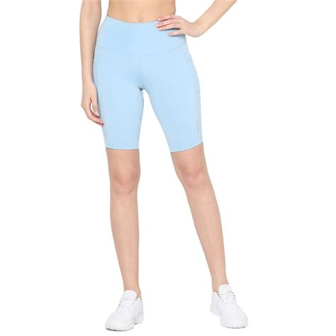 Buy Silvertraq Biker Shorts Angel falls - Blue Online