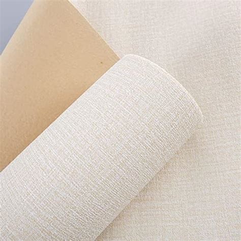 Wolpin White Wallpaper for Wall Foam Thick Wall Stickers Heat ...