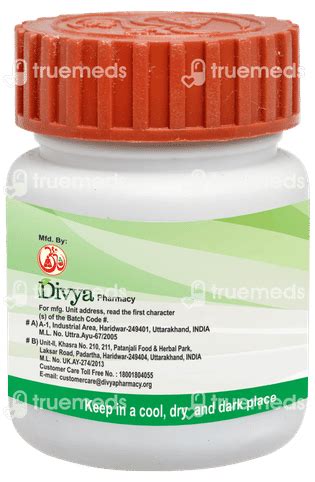Patanjali Divya Chandraprabha Vati Tablet 40 - Uses, Side Effects ...
