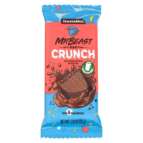 Feastables MrBeast Crunch Bar 60gr | Candy Snack Experts