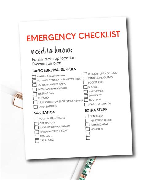 FREE Emergency Survival Kit Checklist Printable For Your, 60% OFF