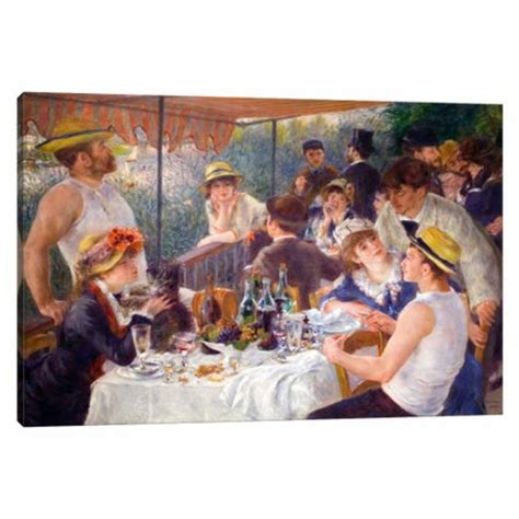 The Luncheon of the Boating Party 1881 by Pierre-Auguste Renoir (18"H x ...