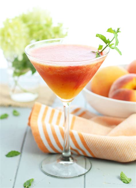 Its peach season and time for a Georgia Peach Martini with vodka ...
