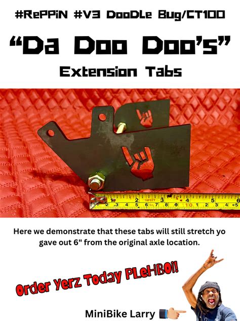 "V3" "Da Doo Doo's" Doodle Bug, CT100, CT200, Maverick 98 Extension ...