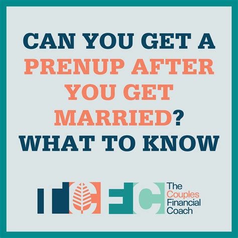 Can You Get a Prenup After You Get Married? What to Know