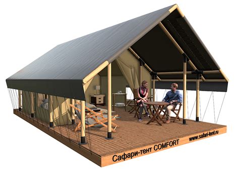 Купить палатку для Глэмпинга Сафари-Тент COMFORT от производителя ...