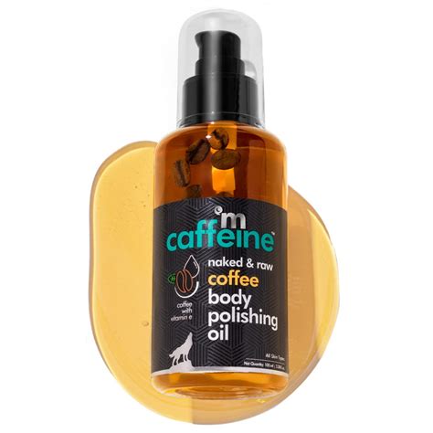 Buy mCaffeine Coffee Body Oil for Dry Skin in Winter For Women & Men ...