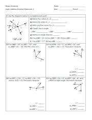 Image result for Angle Addition Geometry