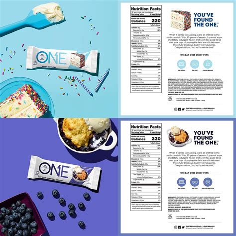 ONE Protein Bars Sampler Variety Pack - Gluten Free, 20g Protein, 1g ...