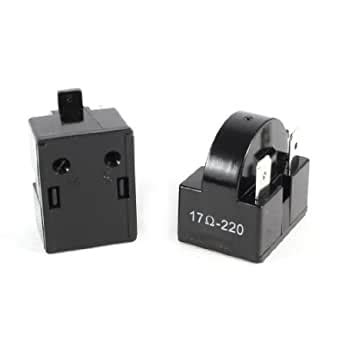 Alcoa Prime17 Ohm Plastic Housing 3 Pins Refrigerator PTC Starter Relay ...