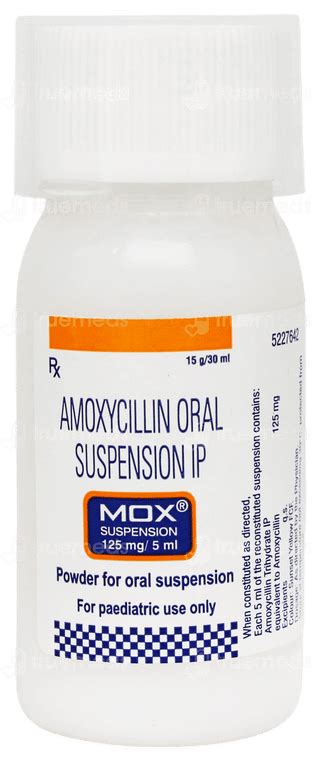 Mox 125mg Suspension 30ml: Uses, Side Effects, Price & Substitutes