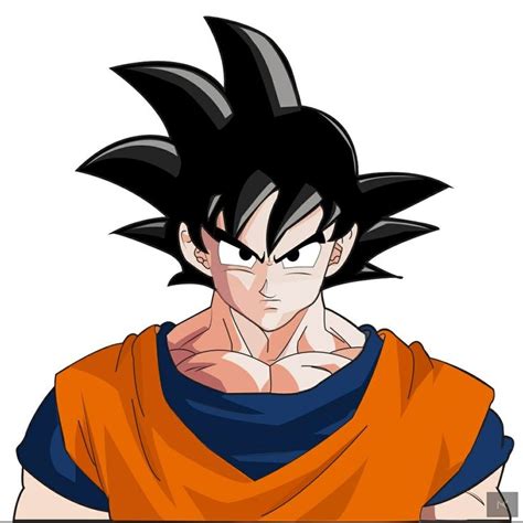 Goku - Dragon Ball Z | Dragon ball art goku, Anime dragon ball, Goku face
