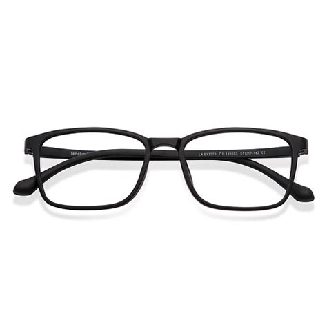 Buy Matte Black Full Rim Rectangle Lenskart Air Flex LA E13776-C1 ...