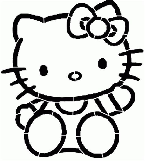 Hello Kitty Stencil Printable Pdf