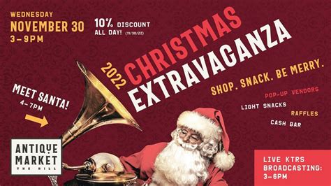 Christmas Extravaganza, The Hill Antique Market, St. Louis, 30 November