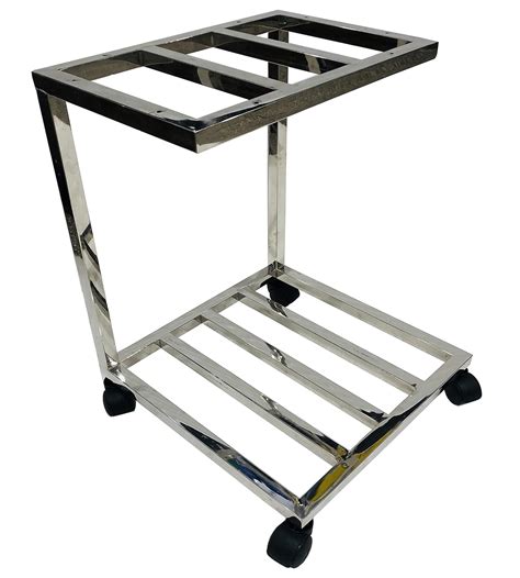 GOYALSON Office Home Stainless Steel Inverter Battery UPS Trolley (with ...
