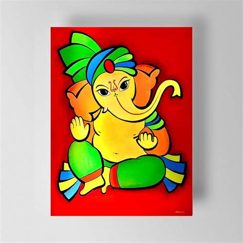 Baby Ganesha Paintings