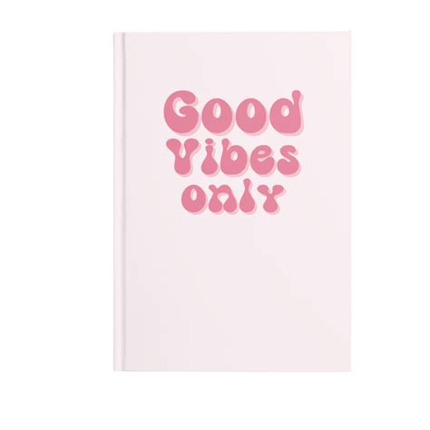 Good Vibes Only Notebook | Mental Health | Socially Souled