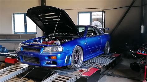 RMS tuningolt 600 lóerős Nissan Skyline dynopados mérése | Második ...