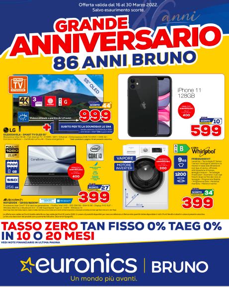 Euronics lancia il volantino Grande Anniversario: tanti smartphone in ...