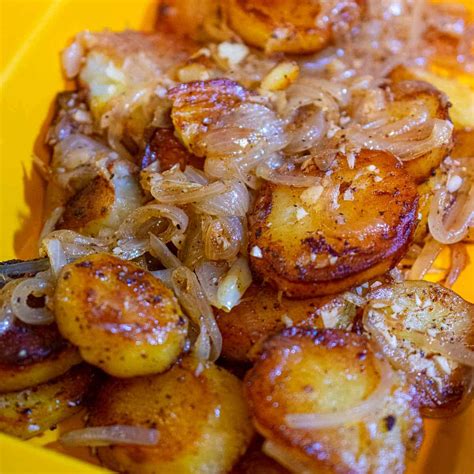 Sliced Potatoes Onions