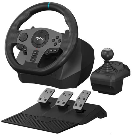 PXN V9 Gaming Racing Wheel with Pedals and Shifter, 270/900 Degree Steering Wheel for PC, Xbox ...