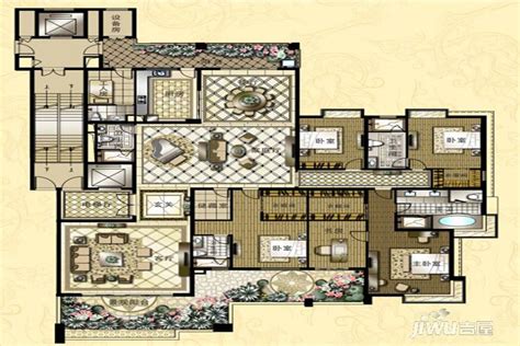 河源龙光城河源龙光城B户型户型图_首付金额__108.0平米 - 吉屋网