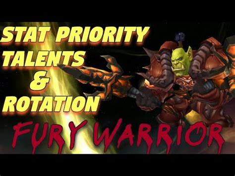 TBC Fury Warrior PvE QUICK Guide! | Stat Priority, Talents, and Single ...