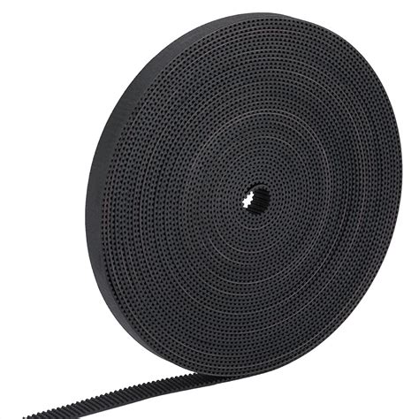 Set of 2 Synchronous Belt, Multi-Purpose Low Elongation Black Timing ...