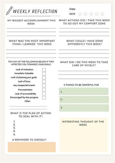 Image result for How to Write Weekly Reflection Journal PDF