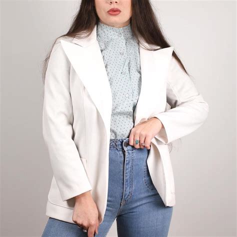 Women's White Jacket | Depop
