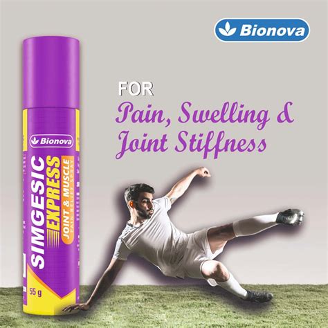 Buy BIONOVA SIMGESIC EXPRESS- JOINT & MUSCLE SPRAY - 55ML Online & Get ...