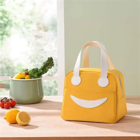 Smiley Lunch Bag – CATFATINDIA