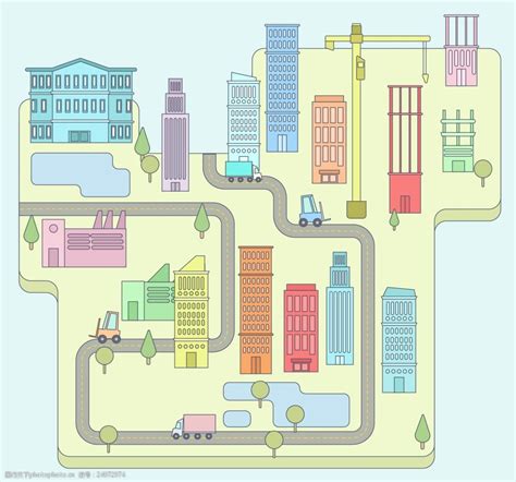 城市地图|插画|商业插画|解小毛de日常 - 原创作品 - 站酷 (ZCOOL)