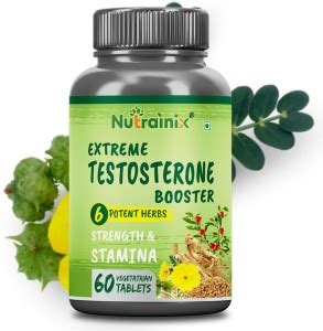 Nutrainix Extreme Stamina Booster with 6 Potent Herbs - 60 Vegetarian ...