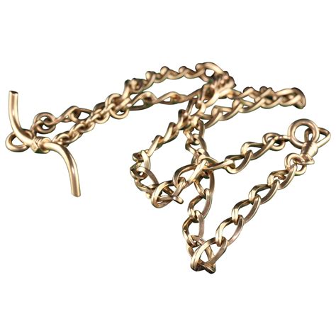 Antique Gold Watch Fob Chain For Sale at 1stDibs | antique gold watch ...