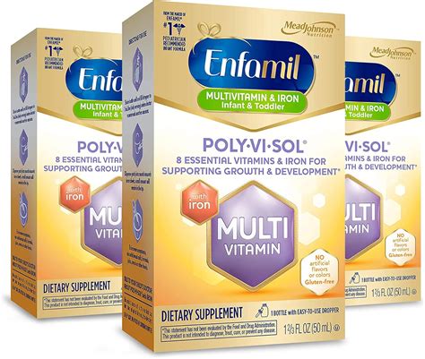 Amazon.com: Enfamil Poly-Vi-Sol Multivitamin Supplement Drops with Iron ...