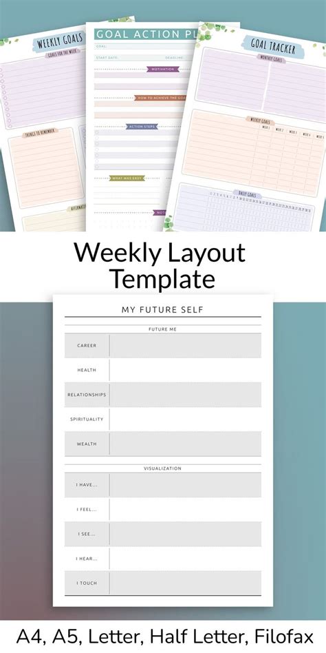 Weekly Planner Layout 的图像结果