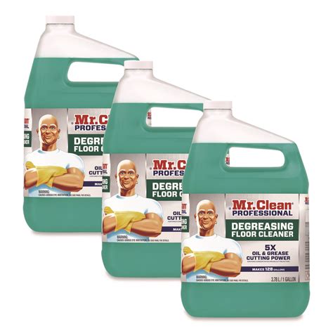 Mr. Clean® Professional Degreasing Floor Cleaner, 1 gal Bottle, 3 ...
