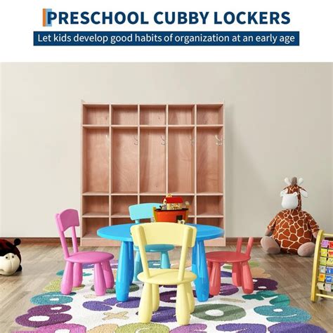 Garvee 5 Section Classroom Coat Locker 15 Cubbies for Classrooms with ...