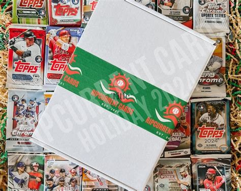 BASEBALL CARD Advent Calendar - 2024 Holiday Advent Calendar Box With ...