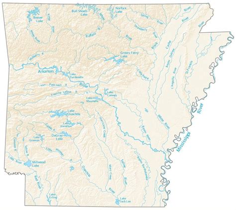 Map of Little Rock, Arkansas - GIS Geography