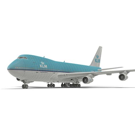 Boeing 747 100B KLM 3D model | 3D Molier International