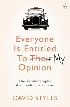 Buy Everyone Is Entitled To My Opinion: The autobiography of a London ...